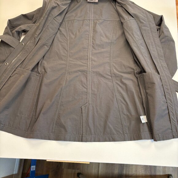 REI Belted Utility Travel Jacket Gray Women's Medium - Picture 4 of 9
